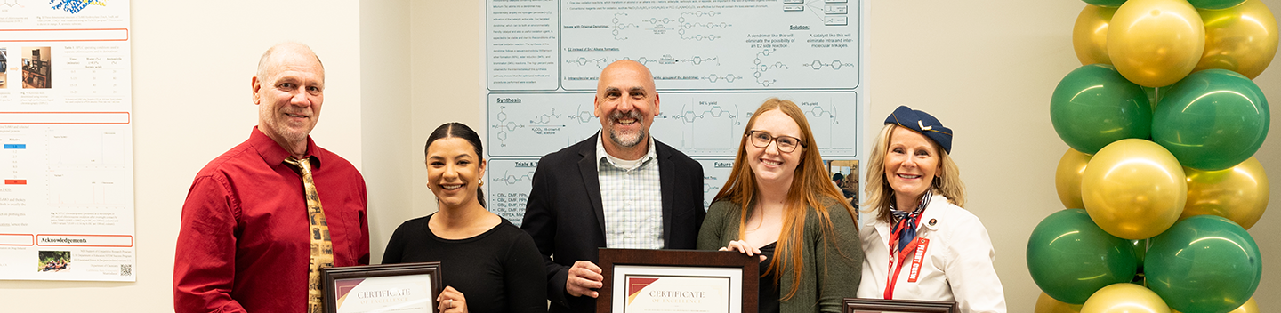 Five campus community members attend Stanislaus State's Research, Scholarship and Creative Activity Celebration 