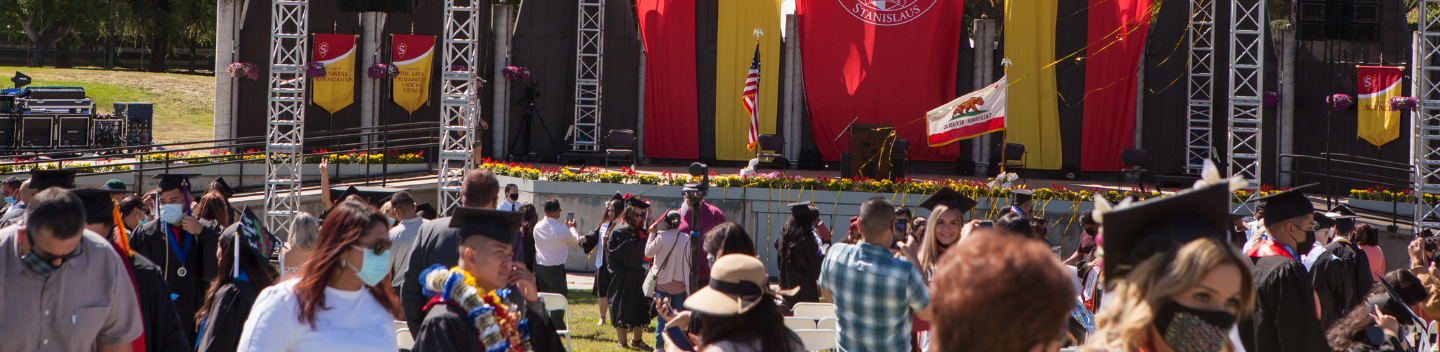 Commencement stage.
