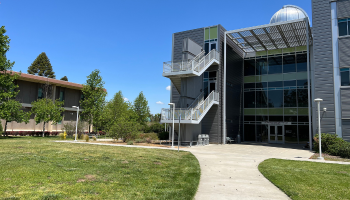 Exterior view of the Naraghi Hall of Science Building