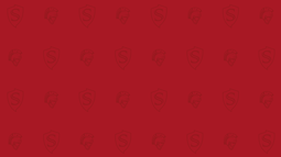 Dark red Zoom background with warrior heads and shields