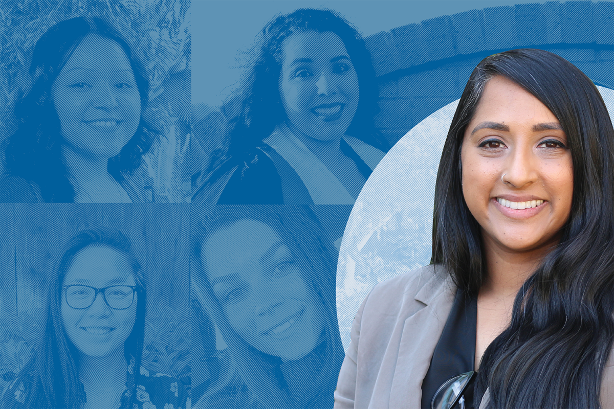 Pictured counterclockwise: Odalis Garcia, Breanna Anderson, Shrinidhi Subramaniam, Kayln Krummen-Ganz and Kieu Hanh Tran.