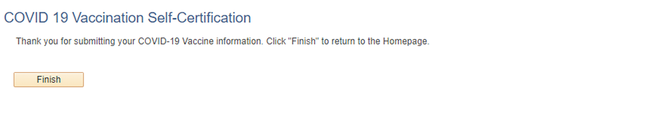 screenshot of confirmation message