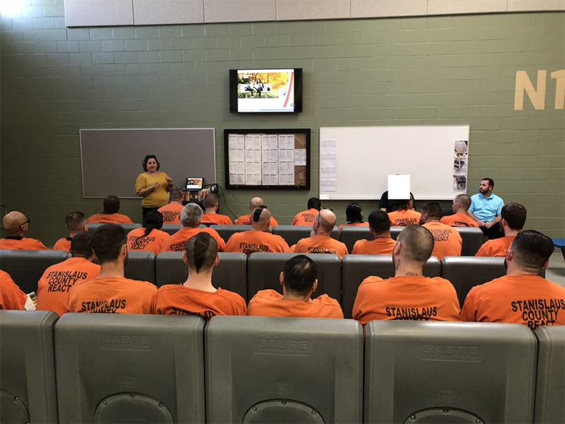 Presentation at Stanislaus County Jail, REACT Facility