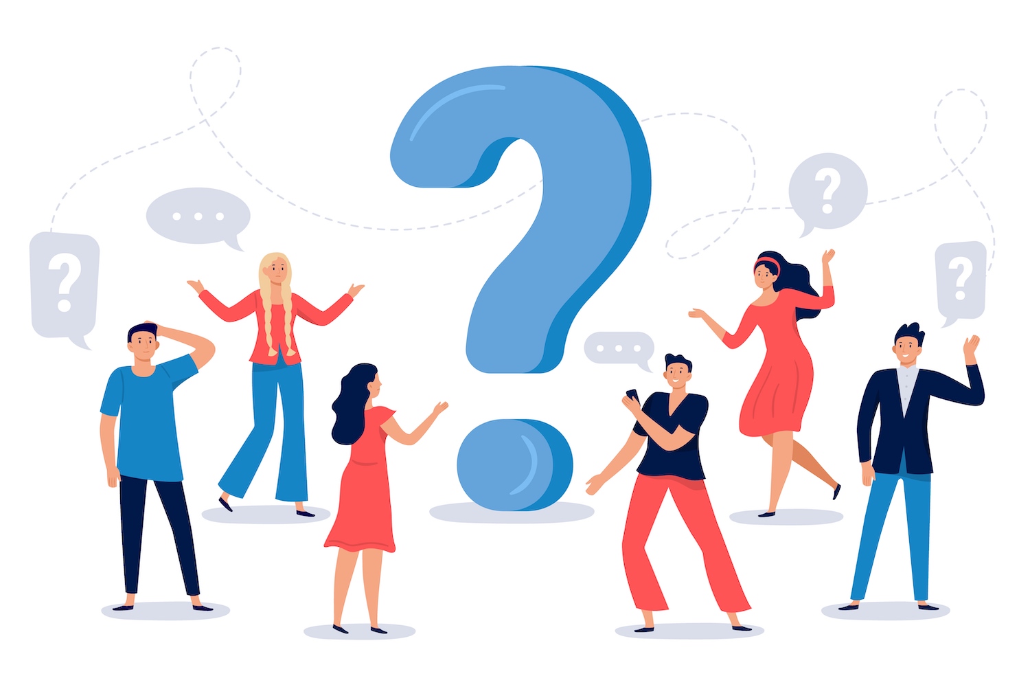 Q&A animation.