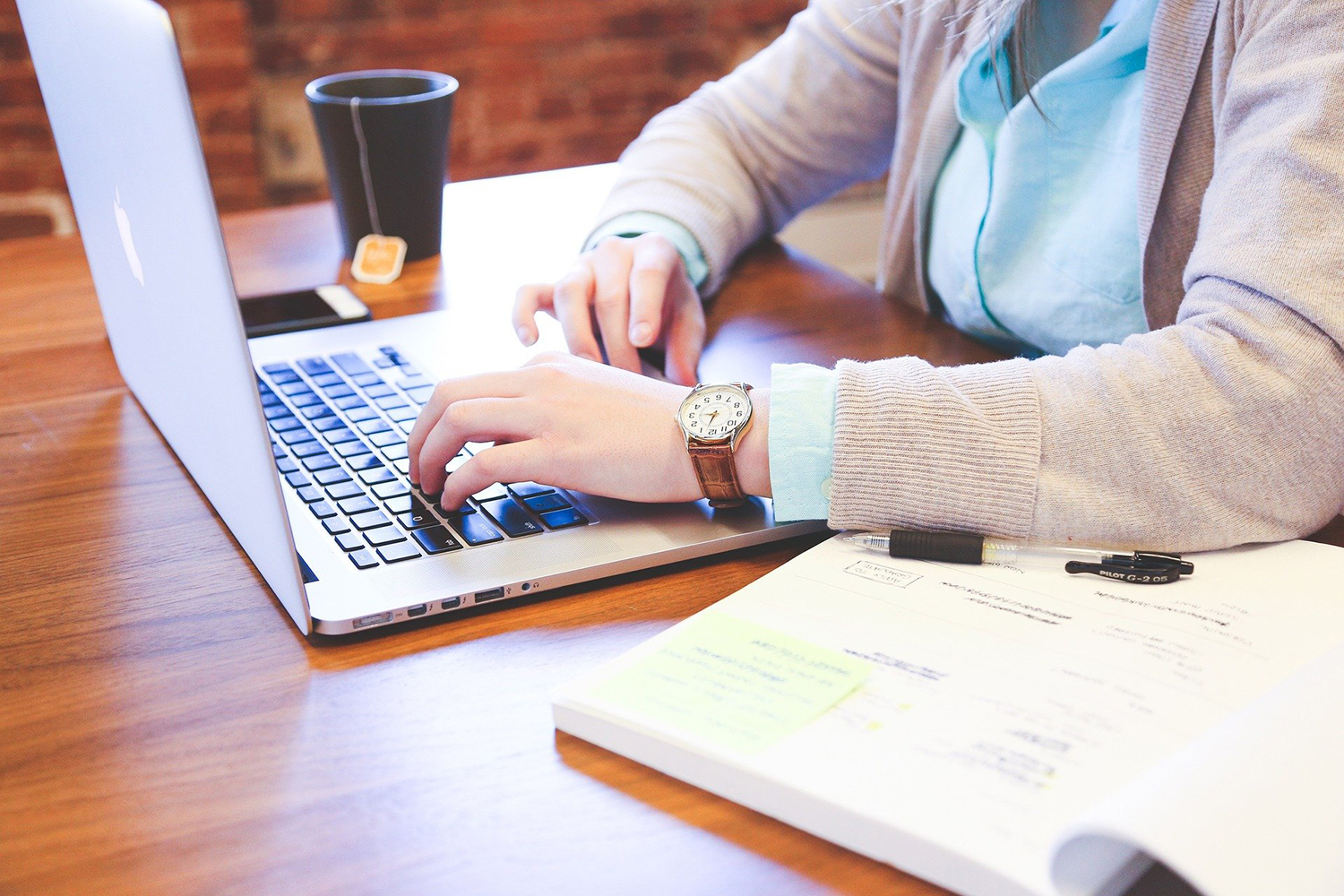 individual learning at a laptop