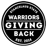 Stanislaus State Warriors Giving Back. Est. 2014