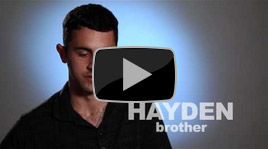 awareawakealive.org video, Hayden's brother