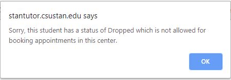 dropped status screenshot