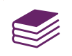 Purple book stack