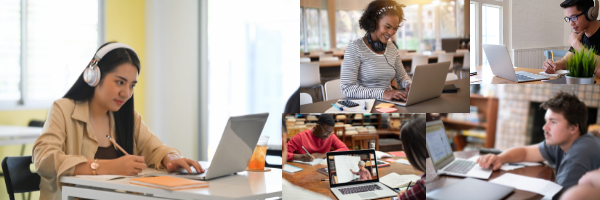 people remote learning