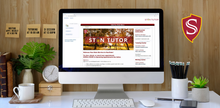 El sitio de StanTutor apareció en la pantalla de una computadora
