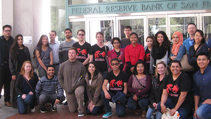 photo of economics undergrads