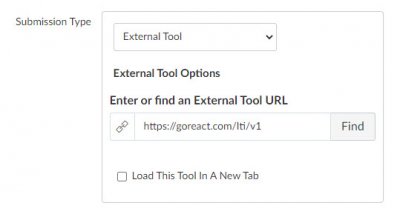oat-add-external-tool-goreact.jpg Submission Type dialog - External Tool - Find GoReact