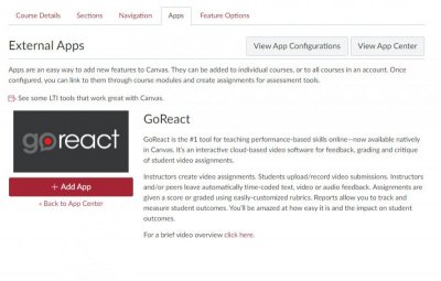 oat-external-apps-add-goreact-app.jpg External Apps - Setup Screen to Add GoReact App