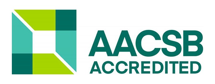 Logotipo acreditado de AACSB