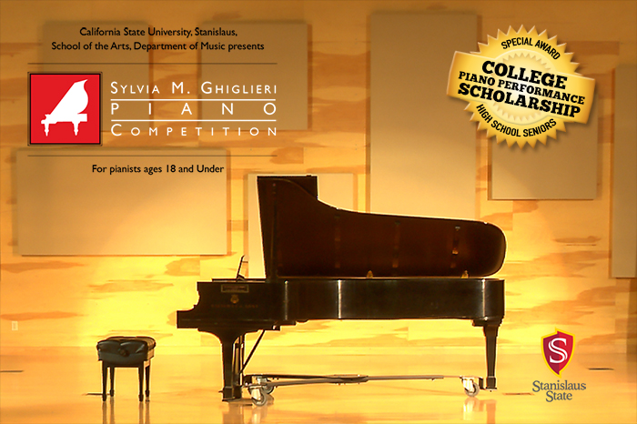 ghiglieri-piano-competition.jpeg Stan State presents the Ghiglieri Piano Competition for pianists age 18 and under. Special award; College piano performance scholarship; high school senior