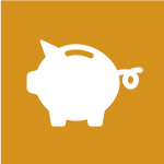 Affordable Learning Solutions Icon: Piggy Bank symbol