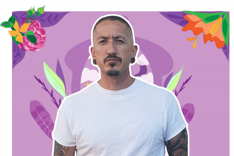 Jesus Chucho Ruiz with a diversity-related background