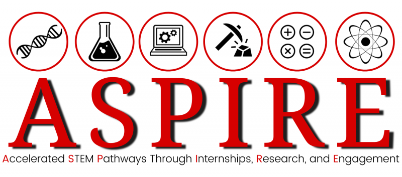 aspire_logo1-2.png ASPIRE - Accelerated Stem Pathways through Internships, Research, and Engagement