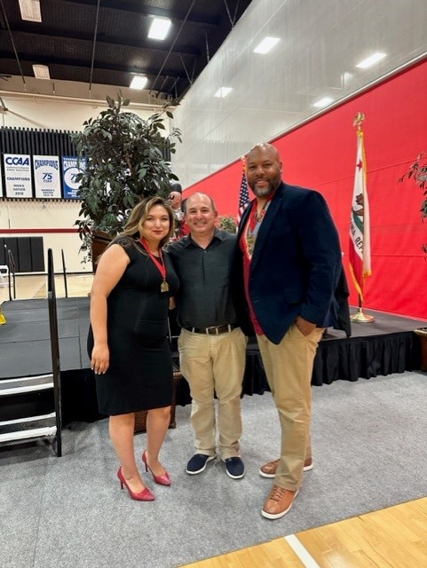 2023-outstanding-msw-students-2.jpg Sonia Piva, pictured left with Montay McDaniels, pictured right. Unknown faculty member, pictured in middle.