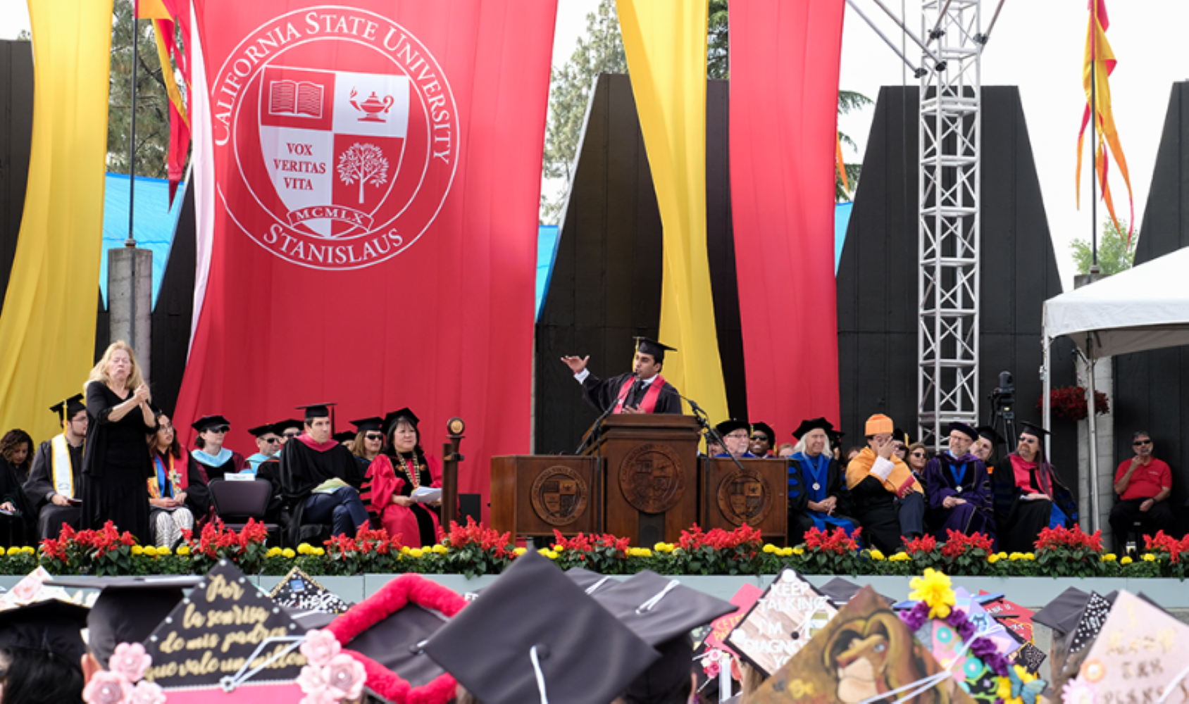 Stan State Graduation Stage