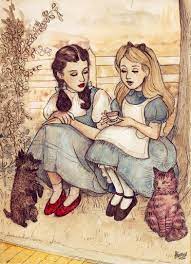 dorothy-and-alice.jpg Drawing of Dorothy and Alice