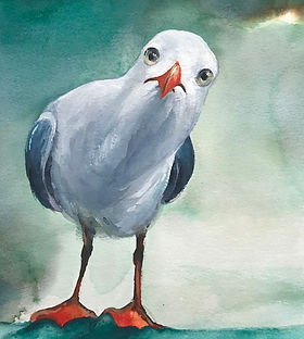 inquizative-seagull.jpg Painting of Seagul