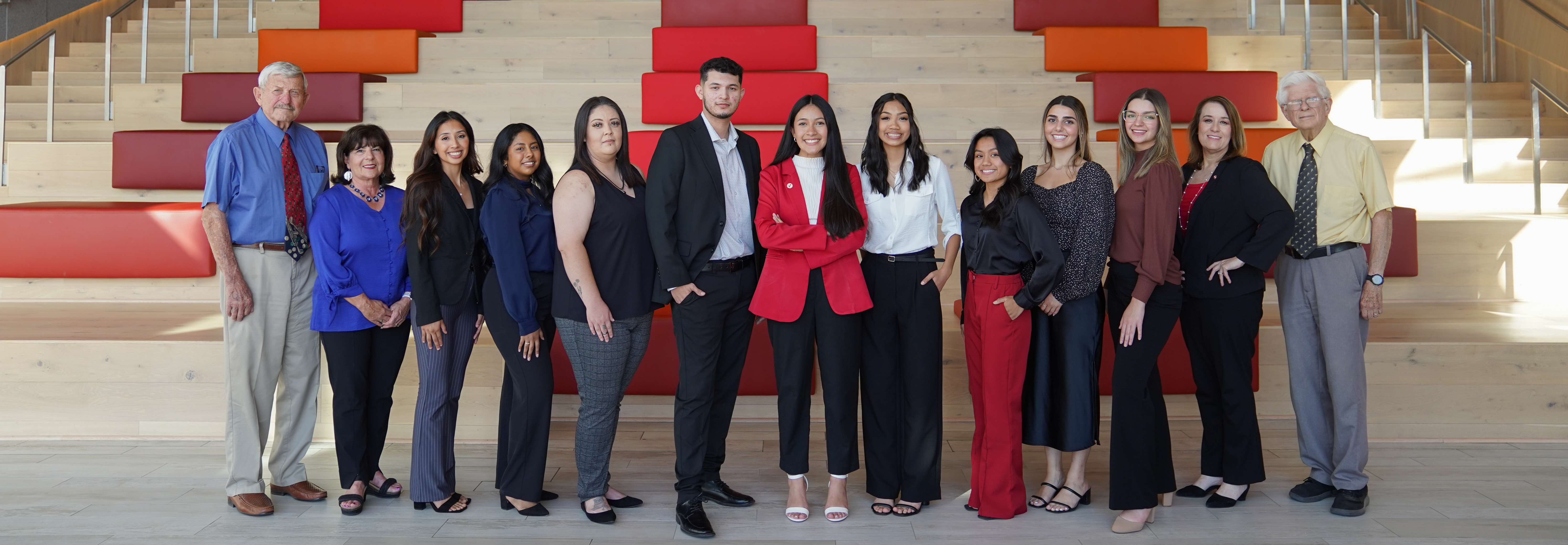 sc-board-fall.jpg Student Center Board of Directors by the Warrior Steps