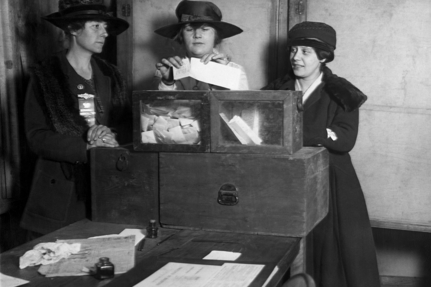 women voting for the first time