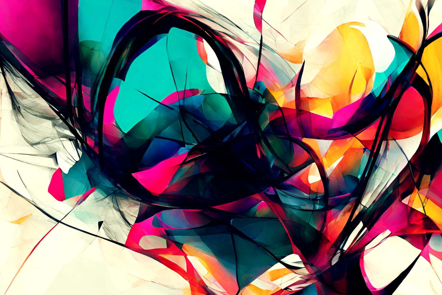 Colorful abstract art.