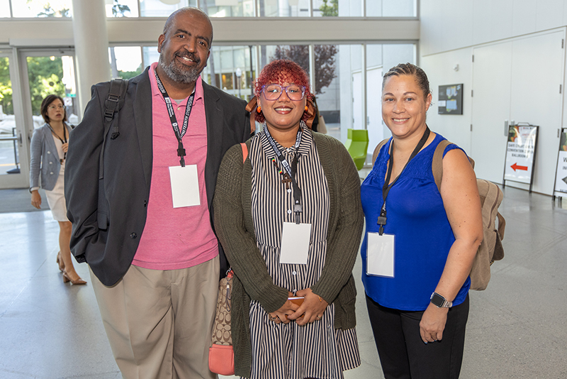 (Pictured left to right) Marvin Williams, Alana Pitts, Juanita Cruthird
