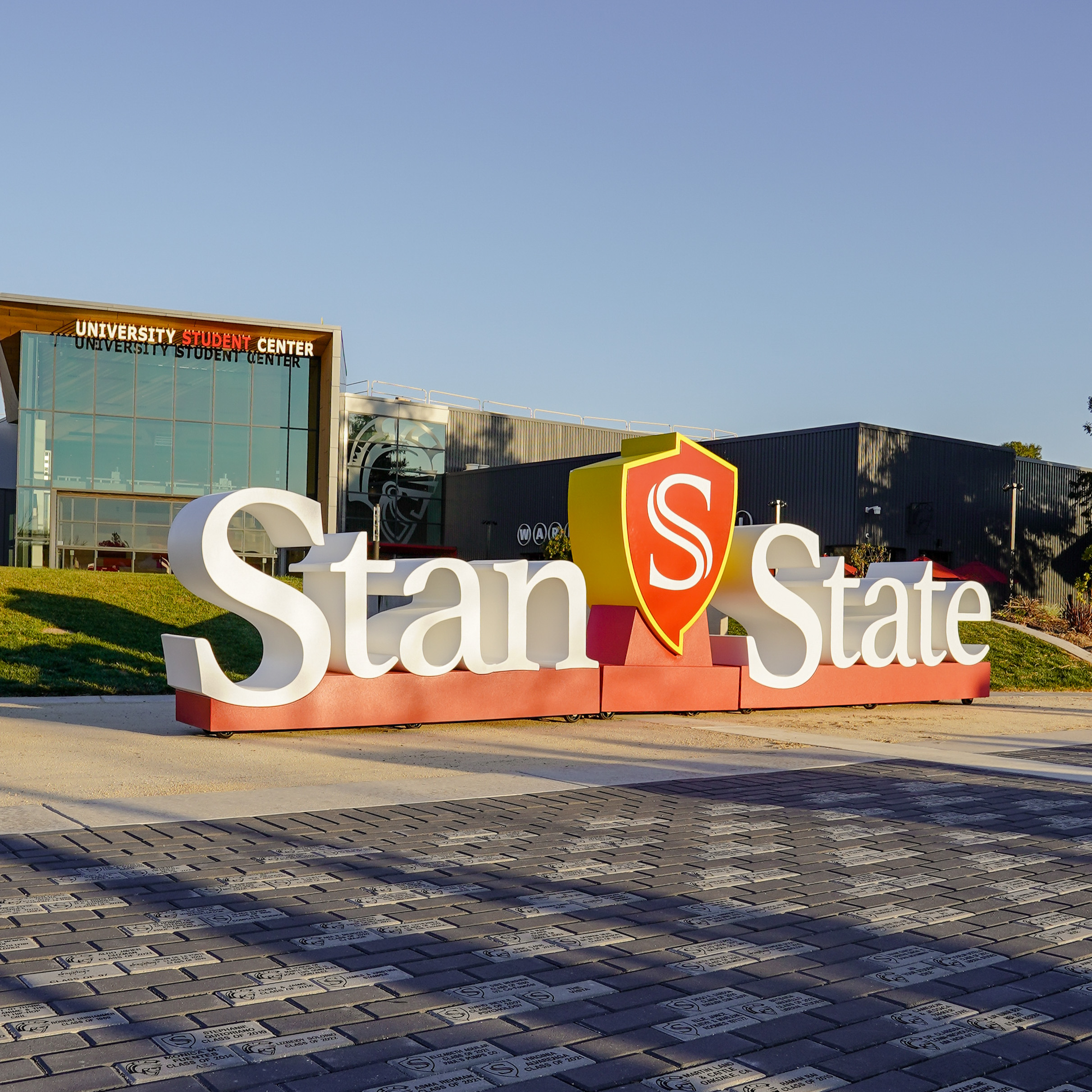 Foam Letters Spelling out StanState