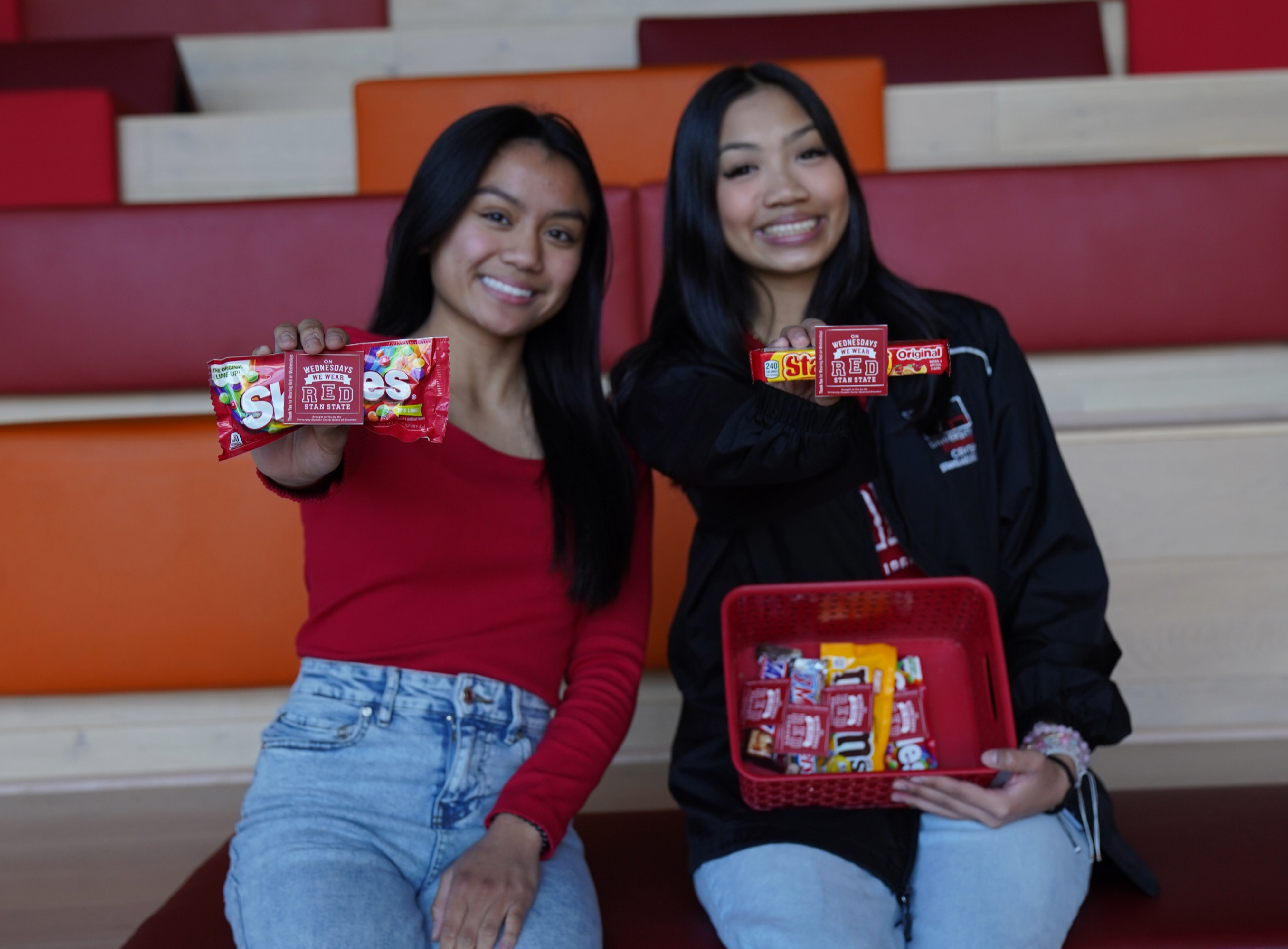 stan state students promoting campus spirit