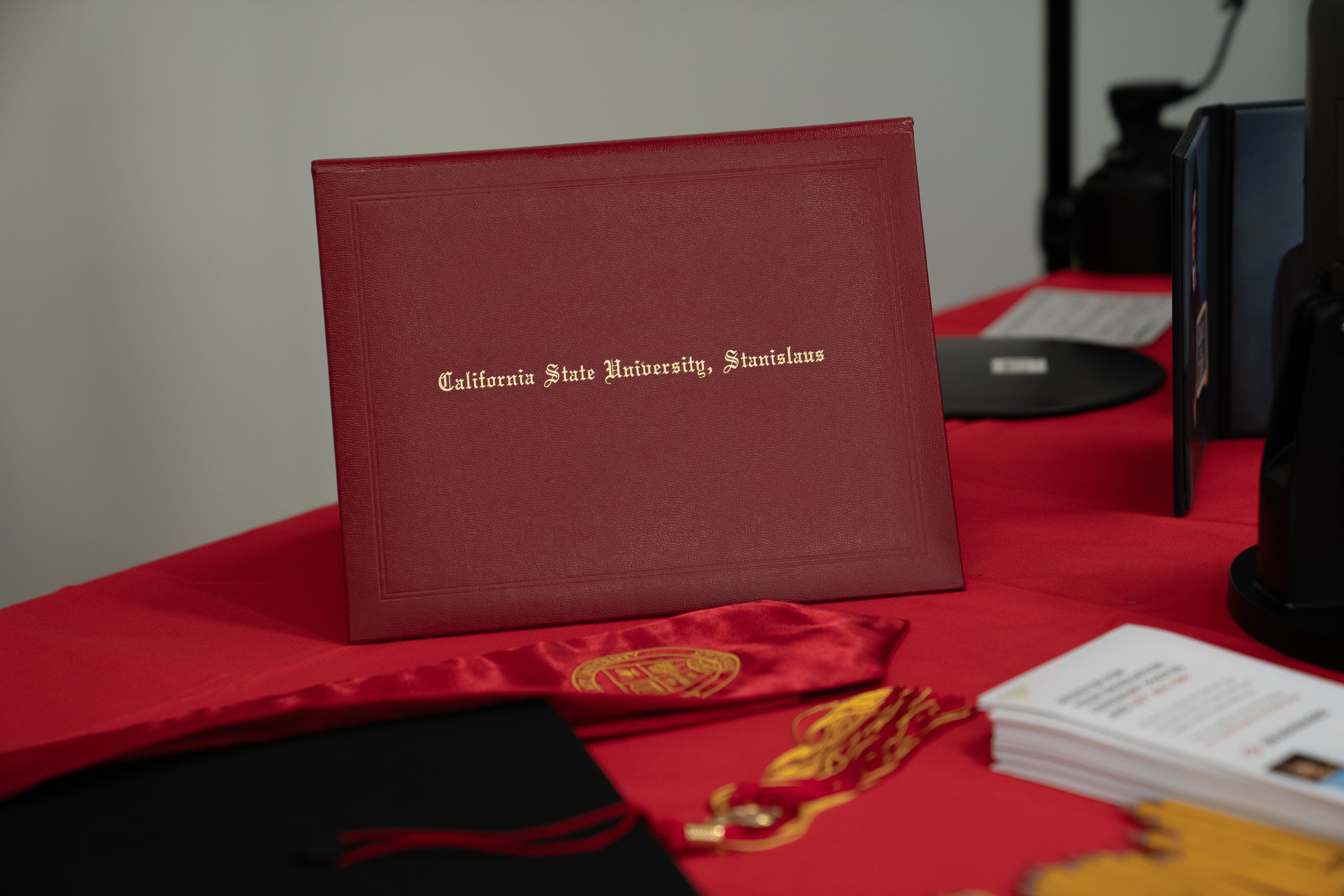 Red College Diploma Cover 
