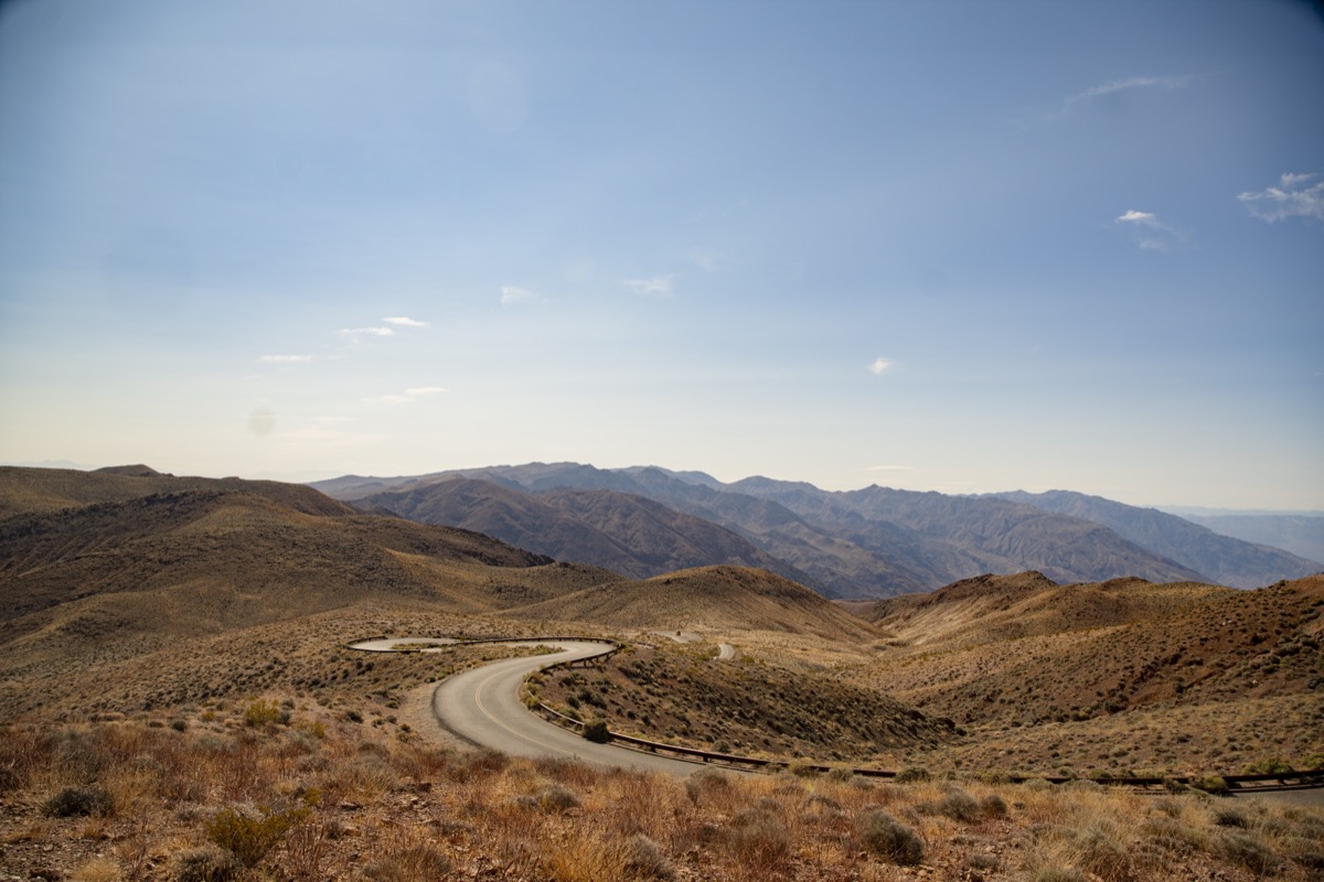 Road up to Dante's View