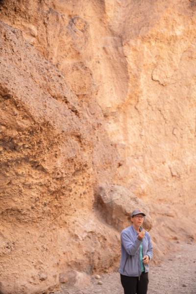 Professor McNally in Natural Bridge Canyon