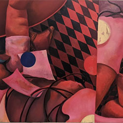 Jewel Rodriguez, oil on canavs, 24x20, 2023