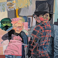 Lars Short, Figures in space, 30x20, 2025