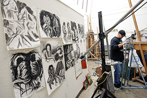 Painting studio