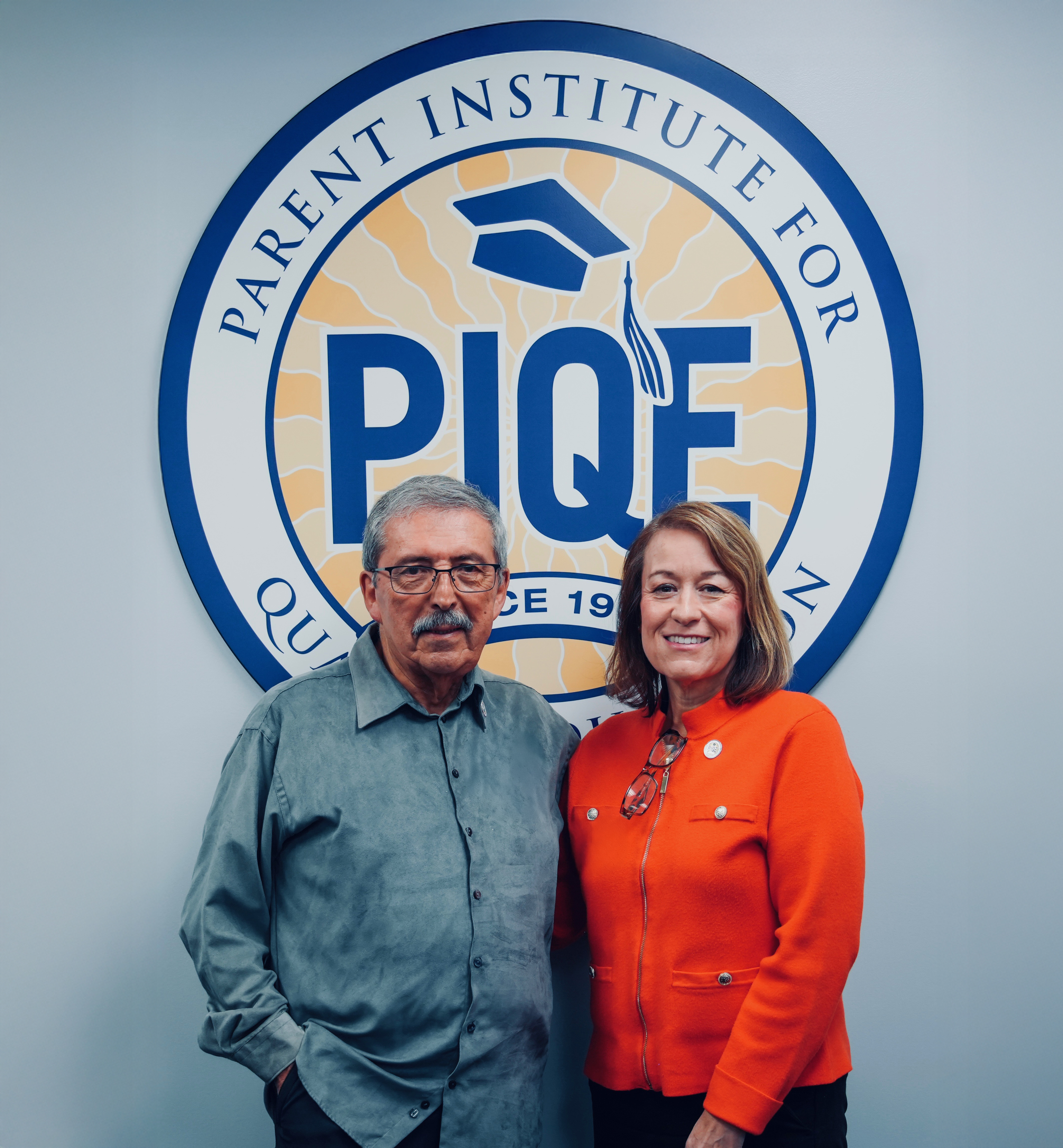 PIQE Founder Dr. Alberto Ochoa and Board Chair Rose McAuliffe