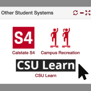 Select the CSU Learn shortcut