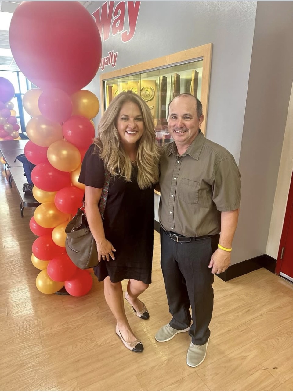 Loren Mannard and Professor of Social Work John Garcia