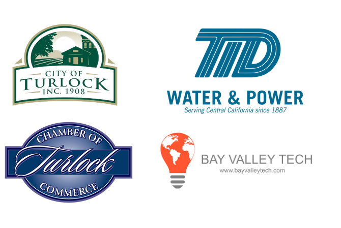 sponsors for the Stanhacks III which include the City of Turlock, TID, Turlock Chamber of Commerce, Bay Valley Tech