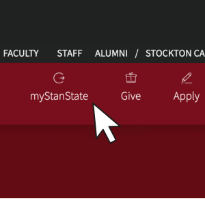 Select myStanState shortcut