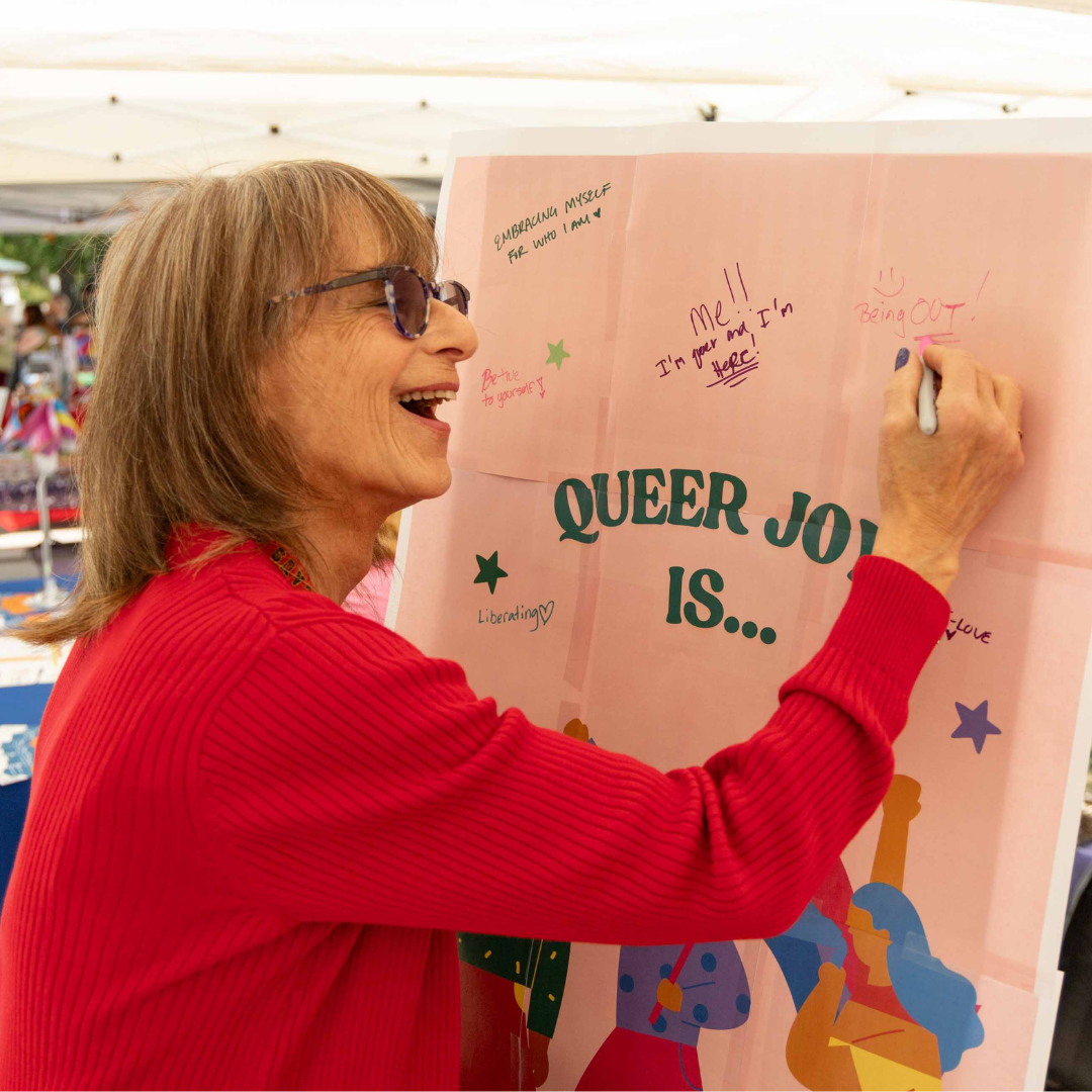 Photo of the LGBT fair.