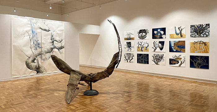 Nathan Huff exhibition installation