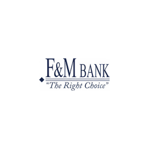 F and M bank logo