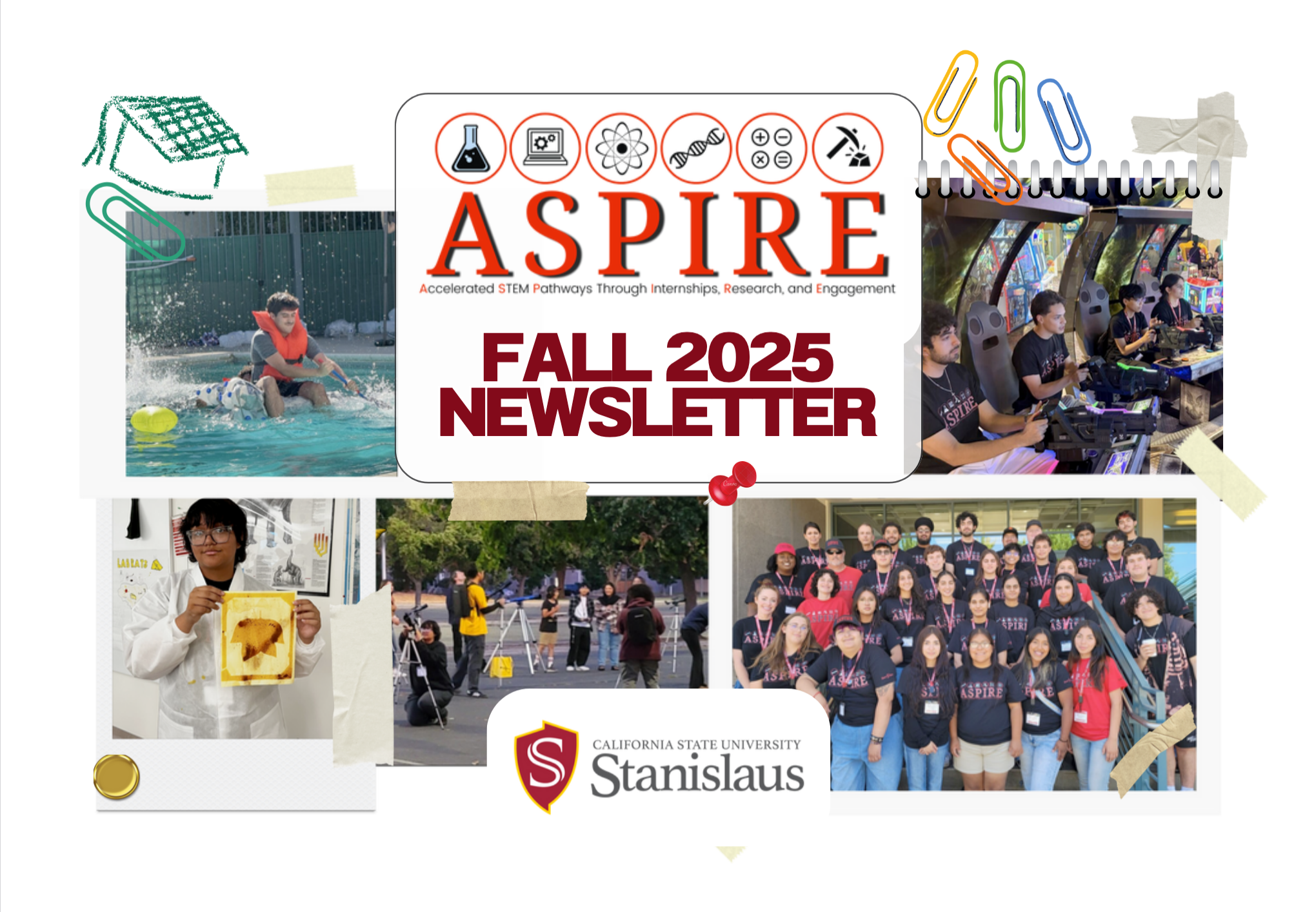 Cover image of the ASPIRE FALL 2025 Newsletter