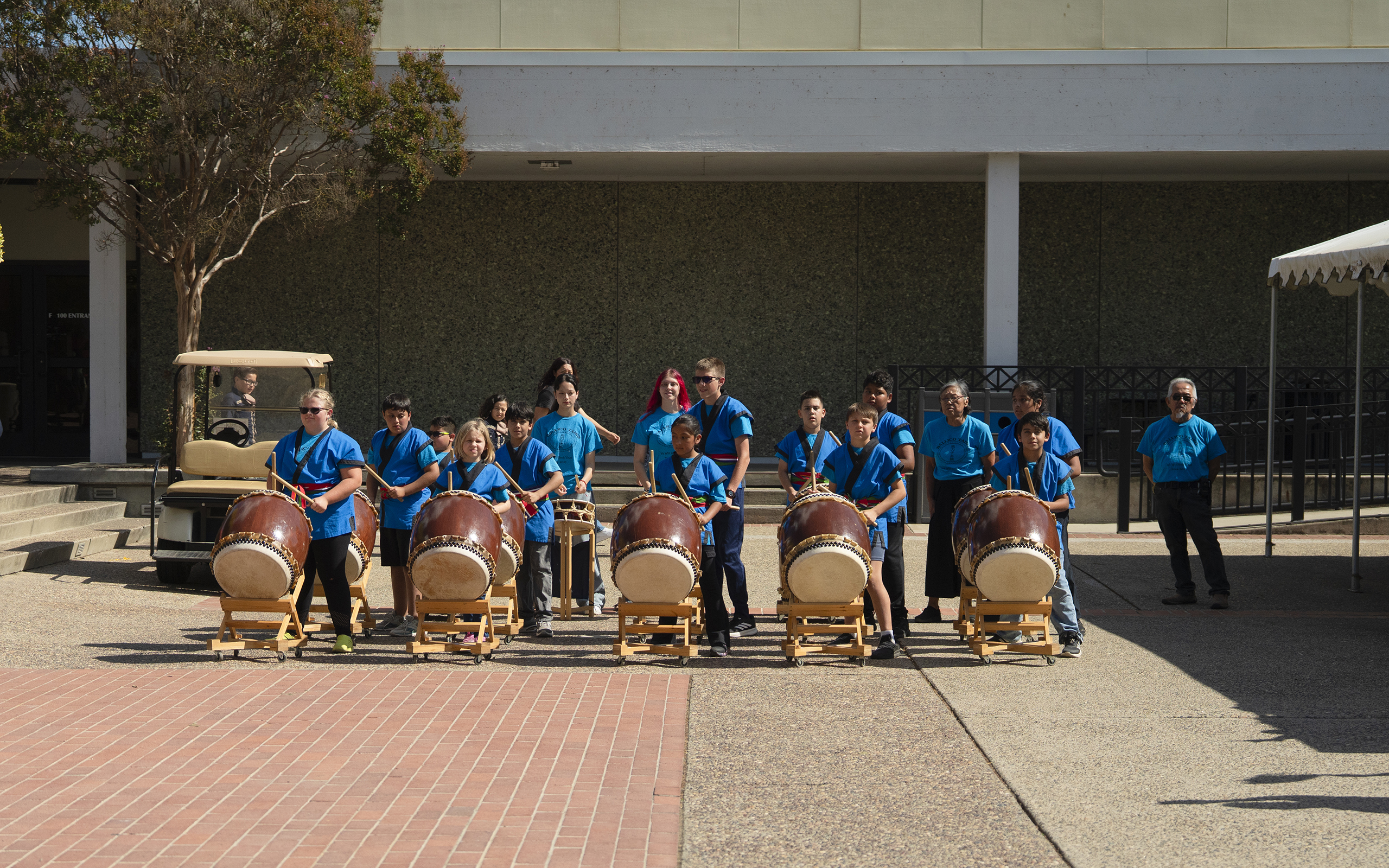 Ballico Taiko, student drumming group from the Ballico-Cressey School District