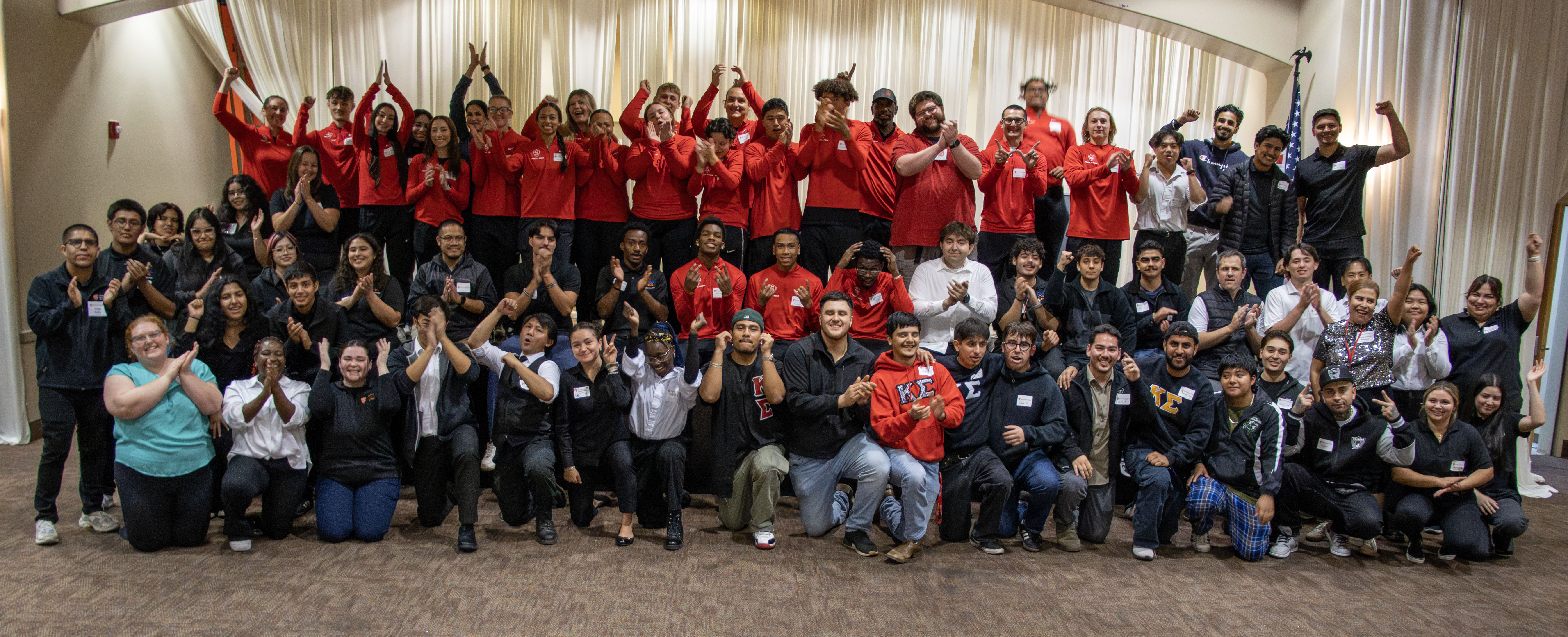 Student volunteers at Legacy of Hope.